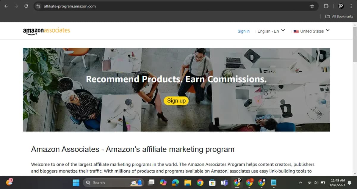 Amazon Affiliate Program
