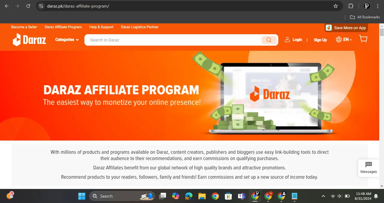 Daraz Affiliate Program