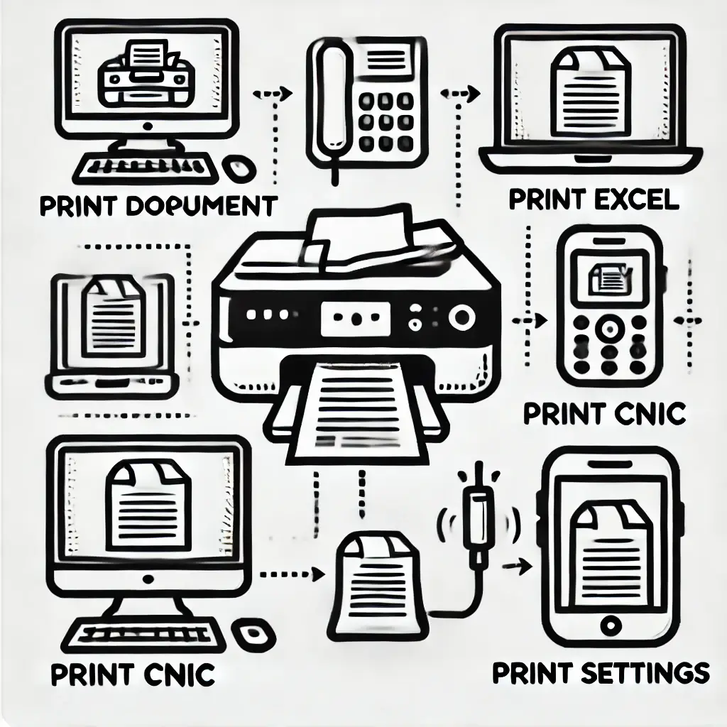 How to Print Document genereted by Ai