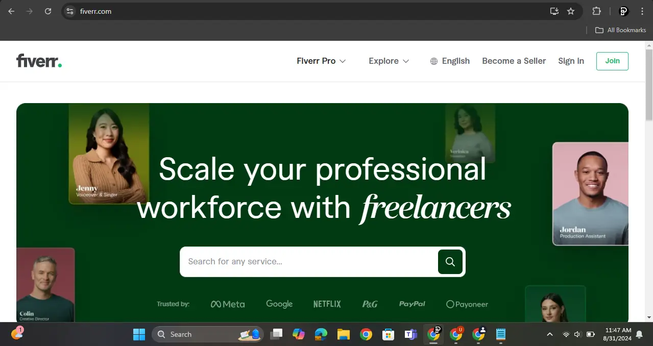 Online Earning Websites in Pakistan - Fiverr