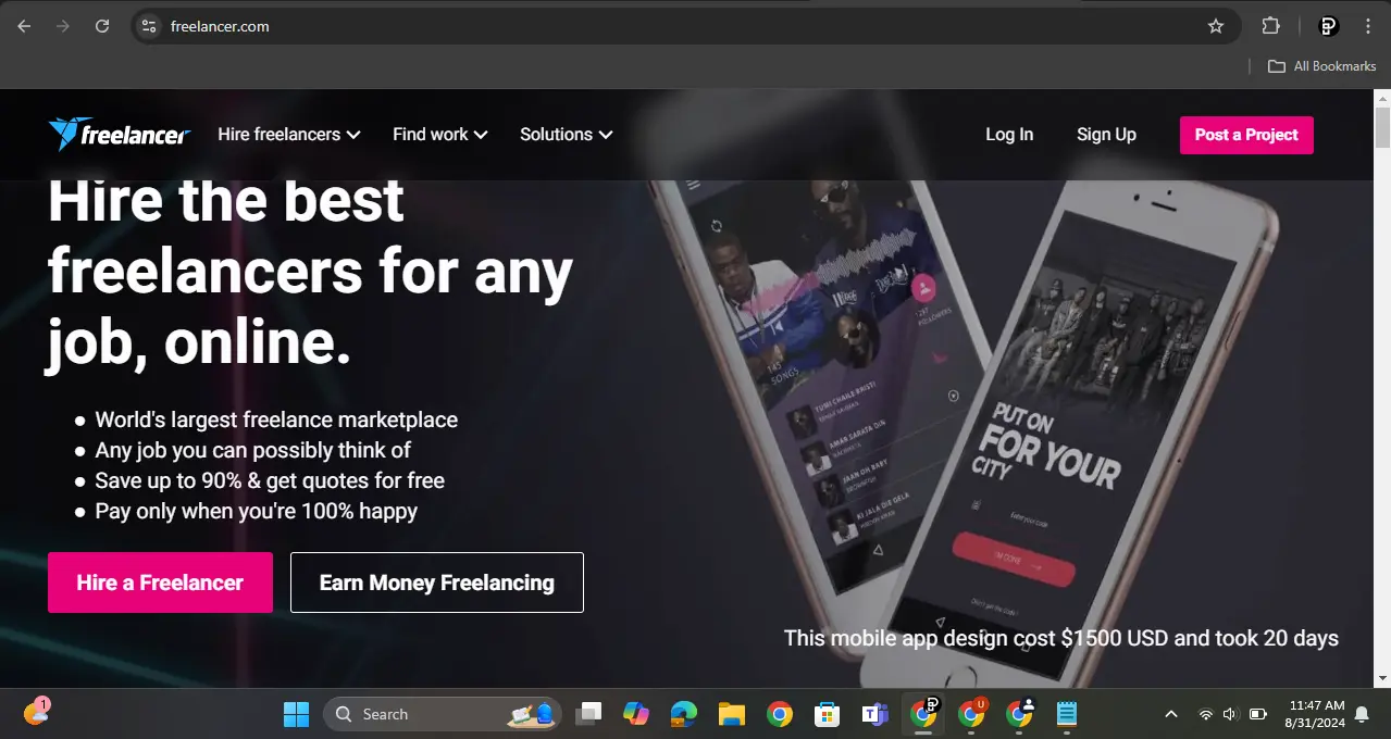Online Earning Websites in Pakistan - Freelancer.com