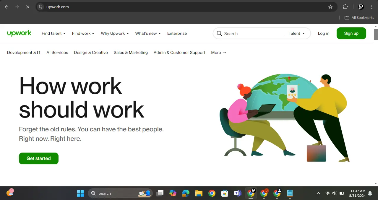 Online Earning Websites in Pakistan - Upwork