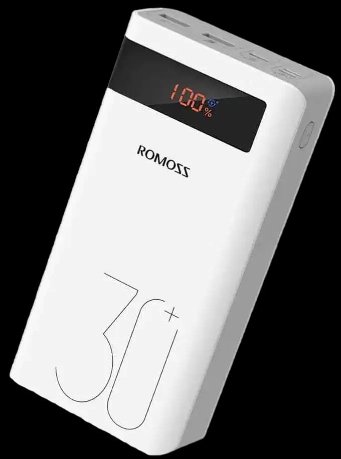 Romoss Sense 8P+ Power Bank - 30,000 mAh Best Powerbank in Pakistan in Capacity