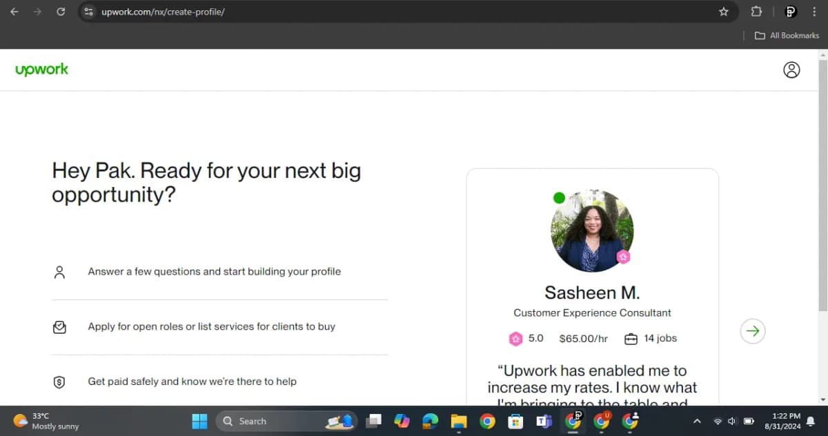 Build your Profile