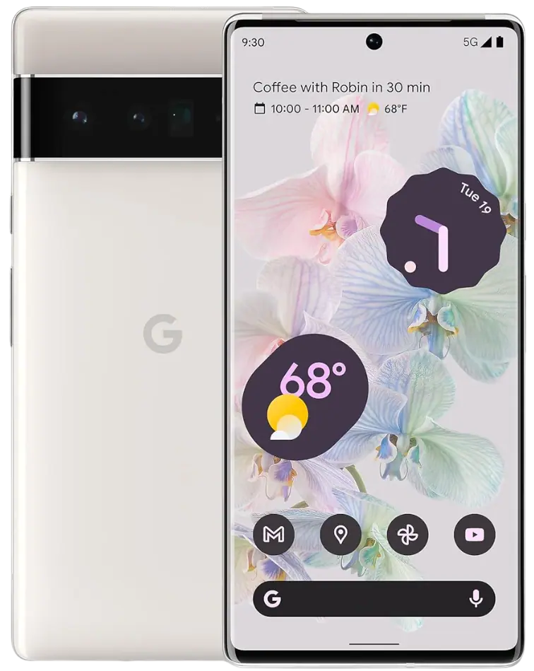 Google Pixel 6 Pro in Cloudy White colour variant