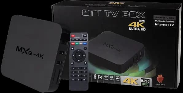 MXQ Android TV 4K Complete Box