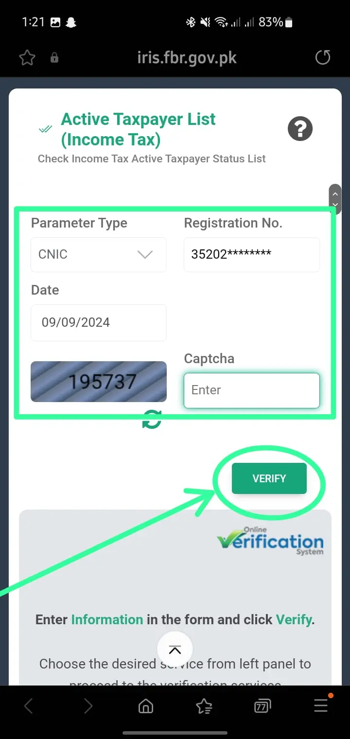 Verify Your NTN