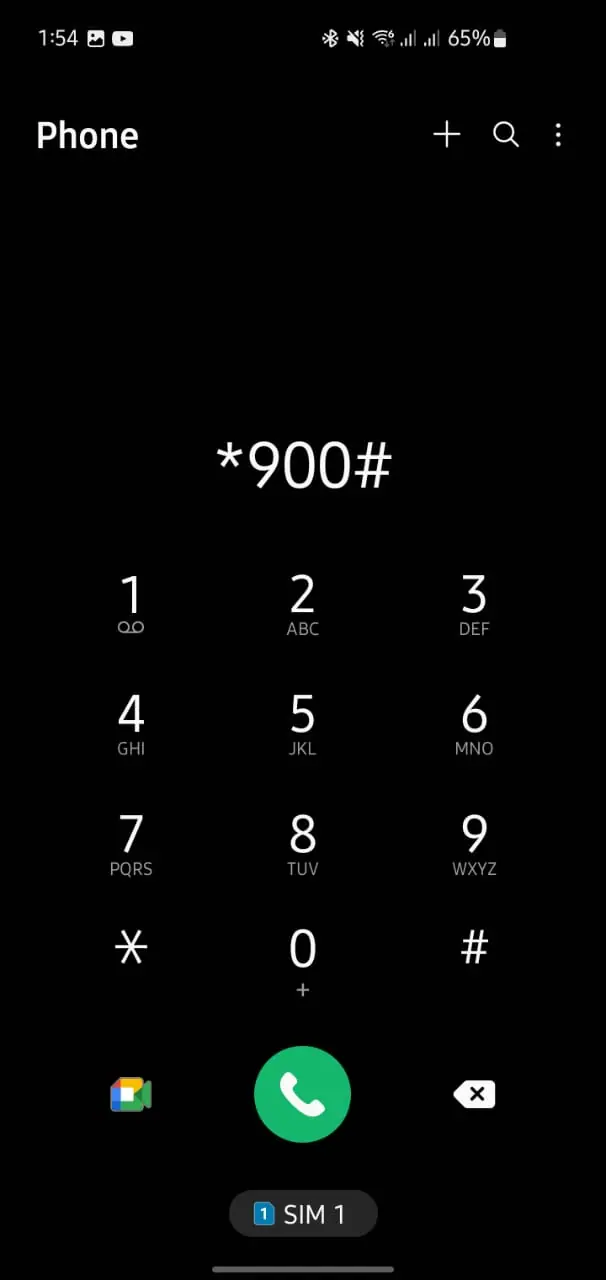 Subscribing to a Ufone Super Card package using a USSD code