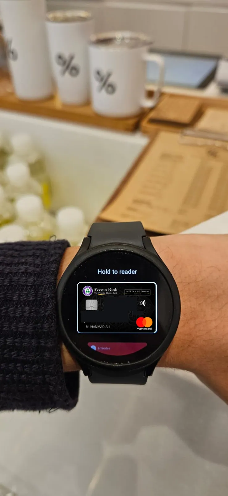 Pay through Google Wallet on Smartwatch