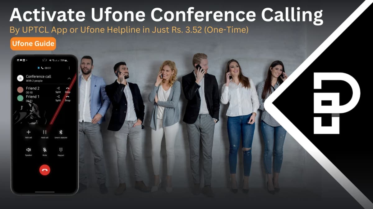 Ufone conference call code SUB to 6789 used to activate group calling