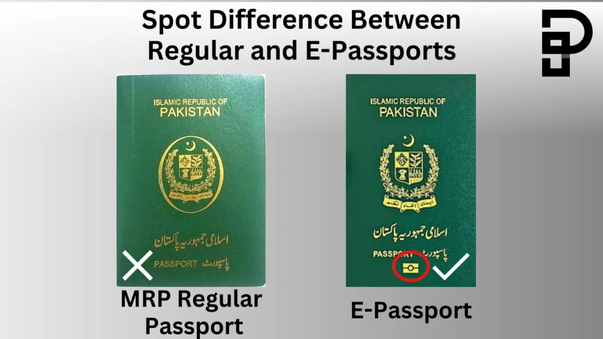 Spot Difference Between Regular and E-Passports