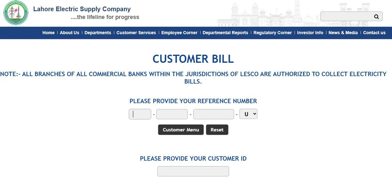 Check Bill online in Pakistan